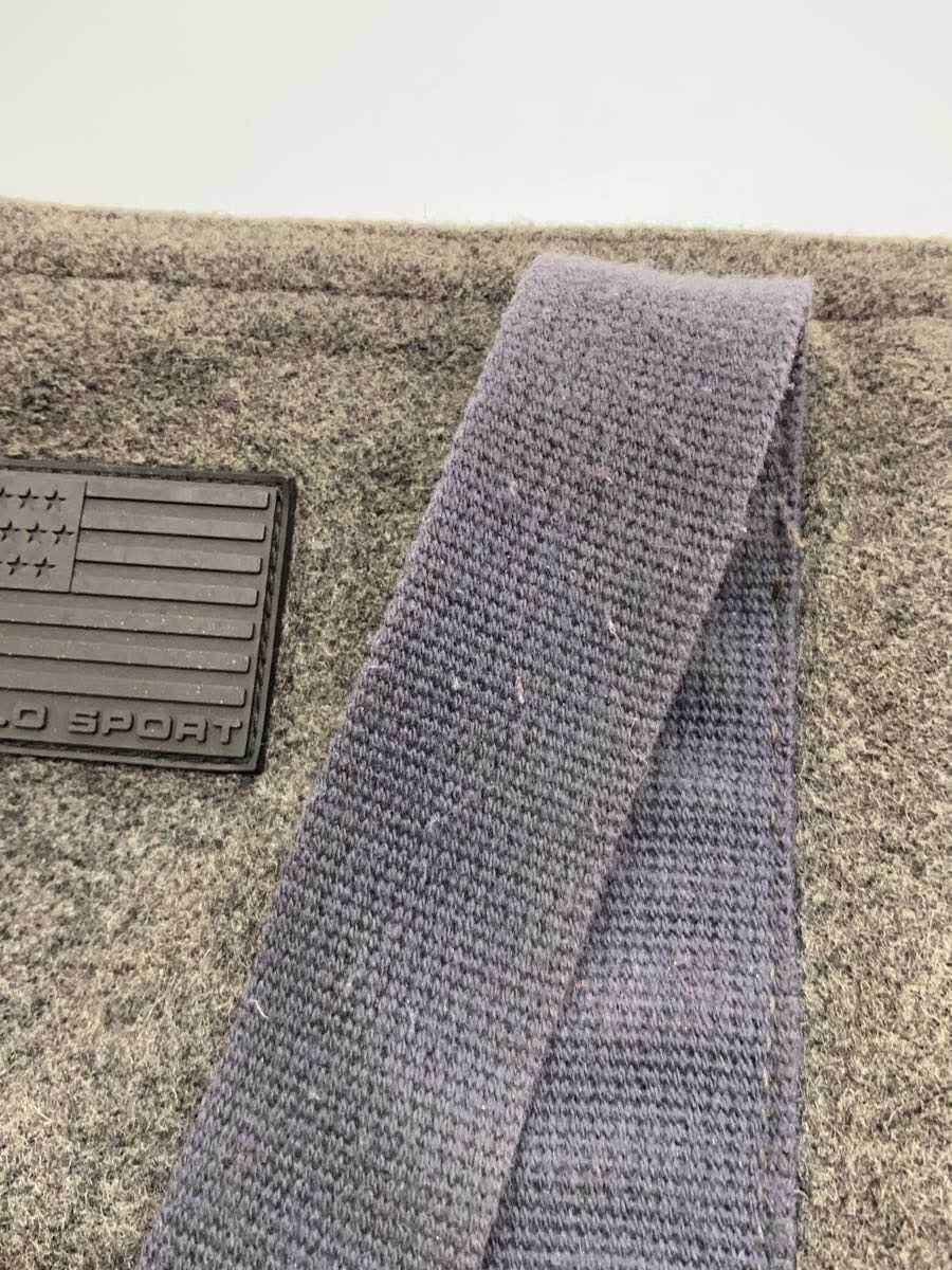 POLO SPORT Tote Bag Wool GRY Solid 7