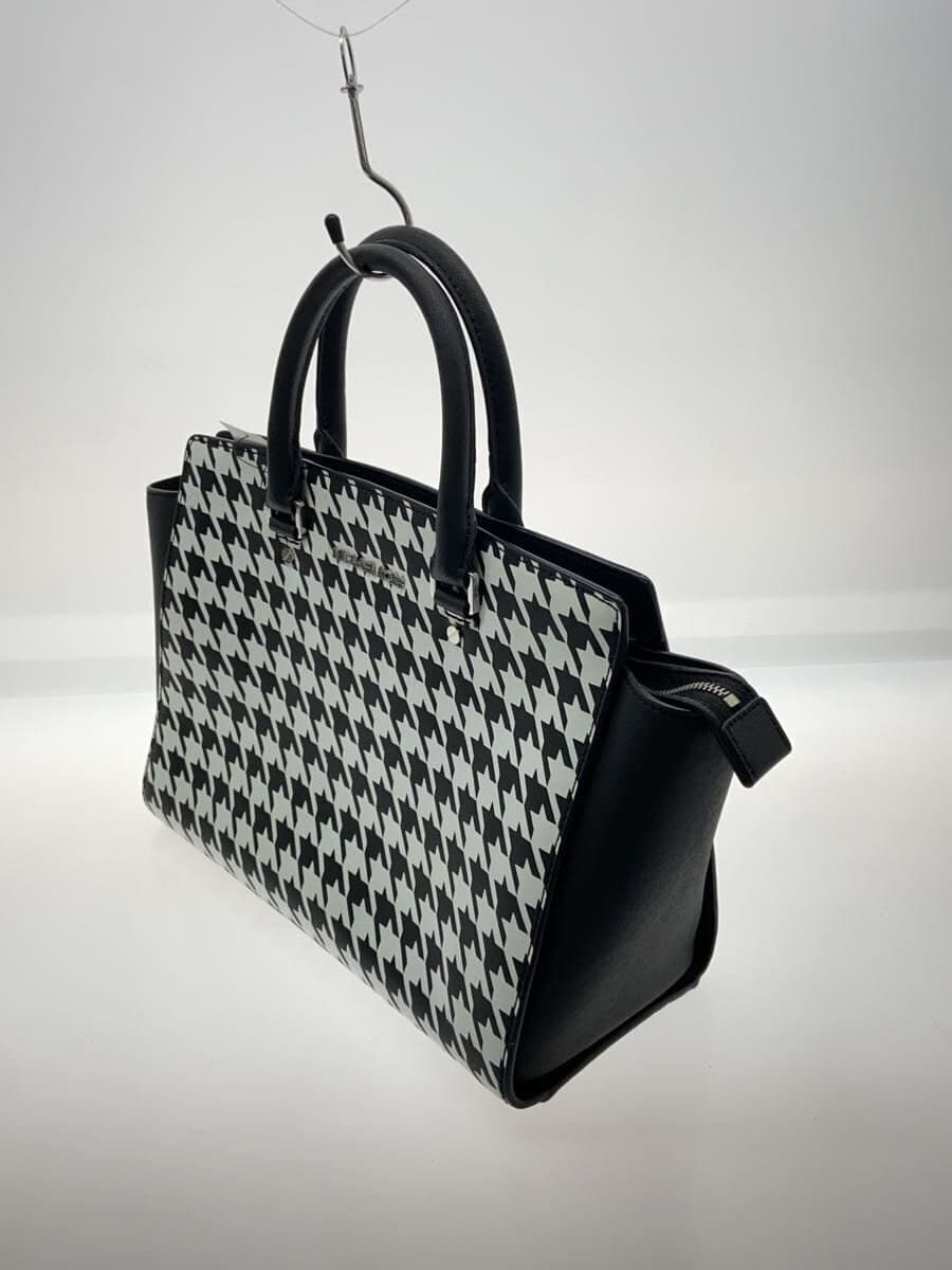 MICHAEL KORS Handbag Leather White All-over Print 2