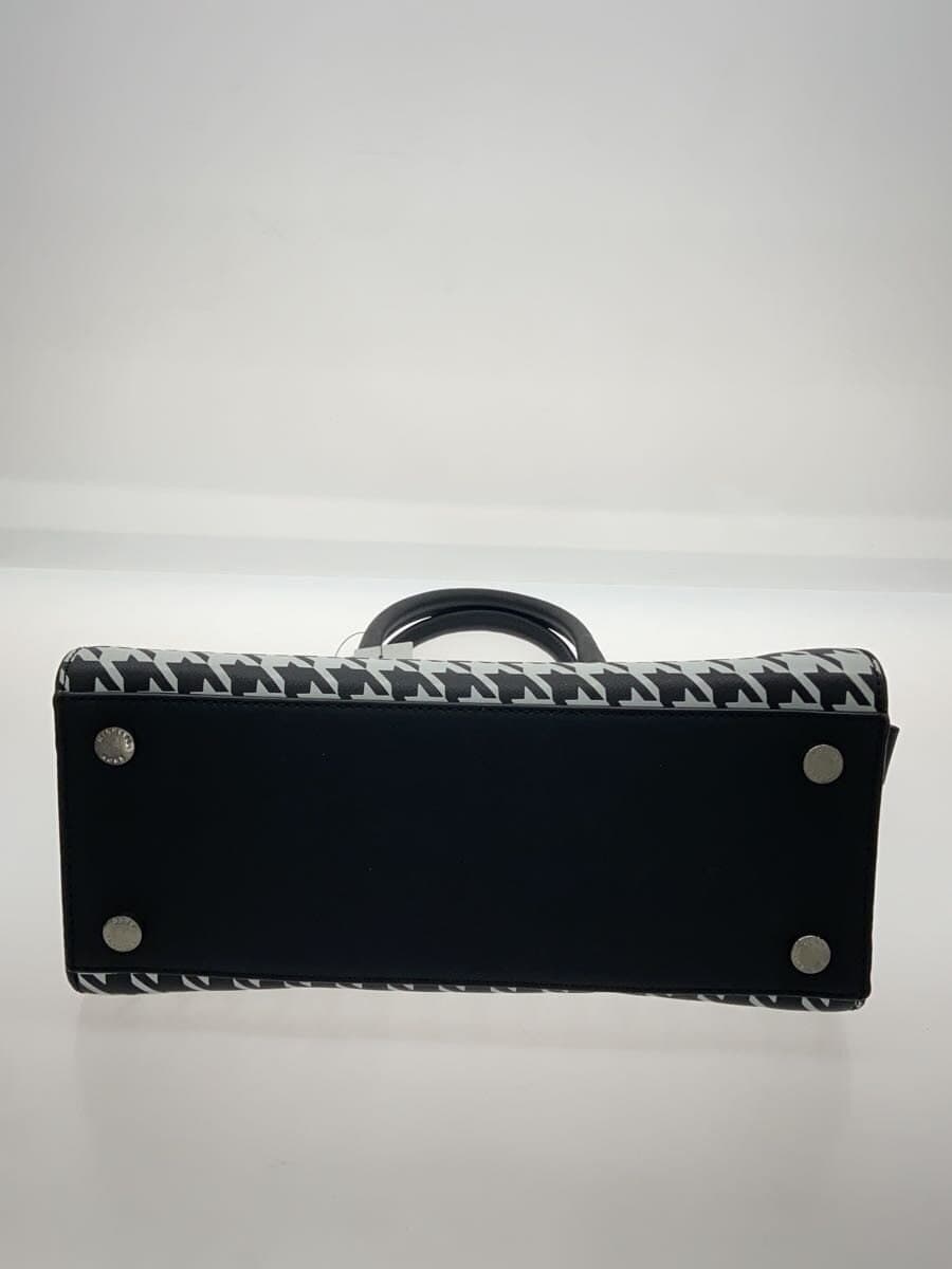 MICHAEL KORS Handbag Leather White All-over Print 4