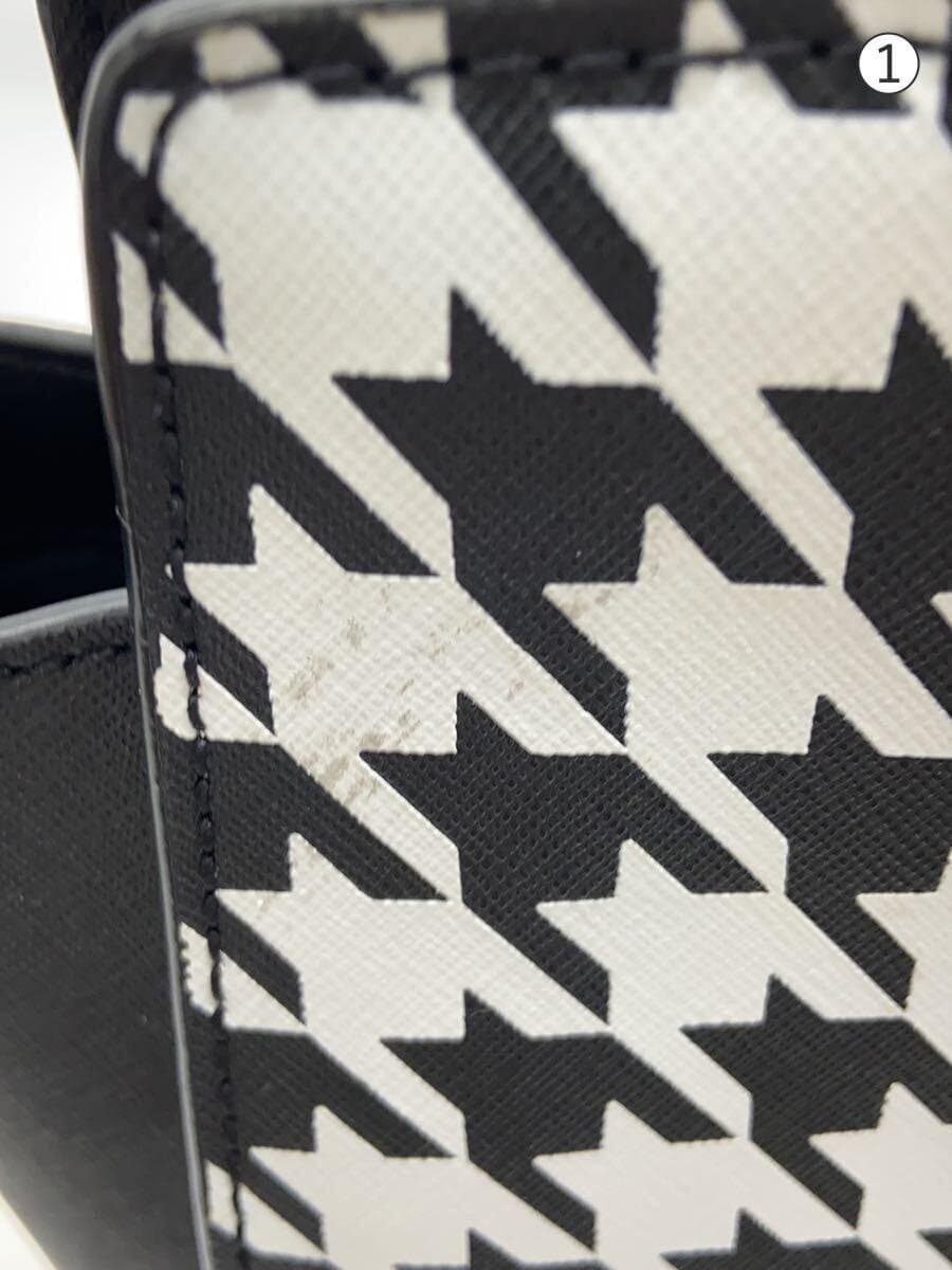 MICHAEL KORS Handbag Leather White All-over Print 7