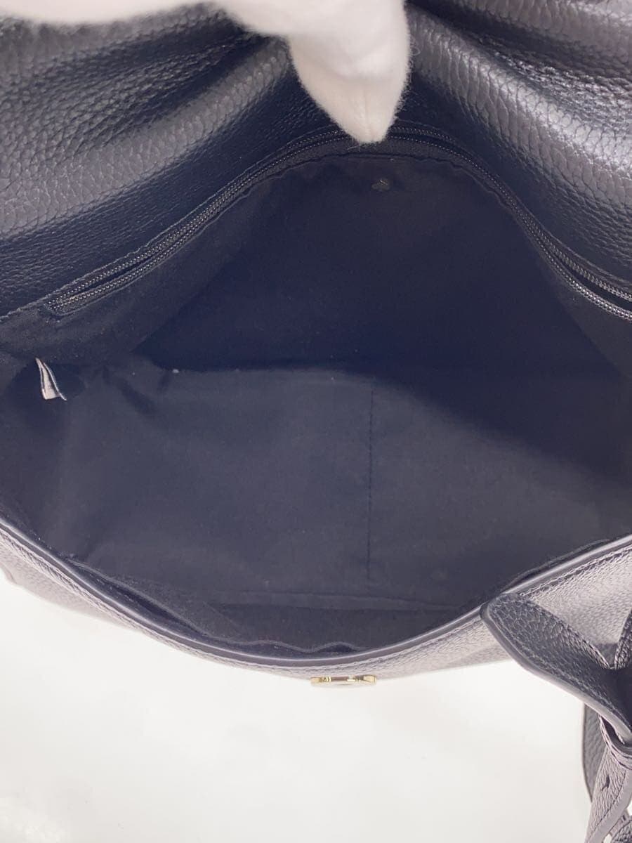 Kate Spade New York Hudson Messenger Leather Shoulder Bag Leather Black Solid 6