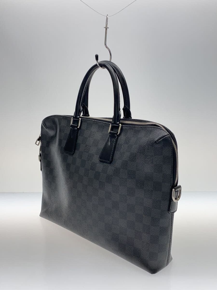 LOUIS VUITTON Porto Documents Jules _Damier Graphite PVC BLK 2