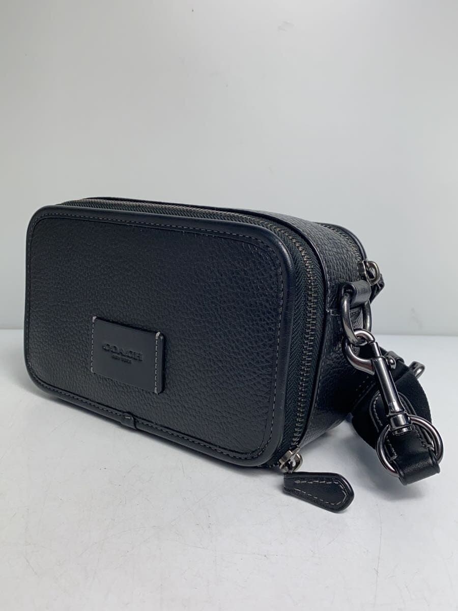 COACH Shoulder Bag Leather BLK Solid CM113 2