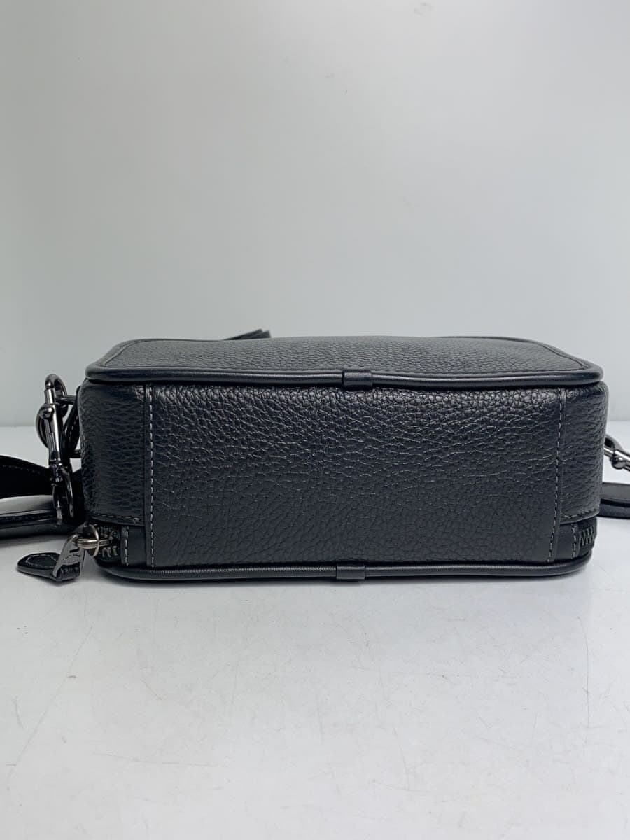 COACH Shoulder Bag Leather BLK Solid CM113 4