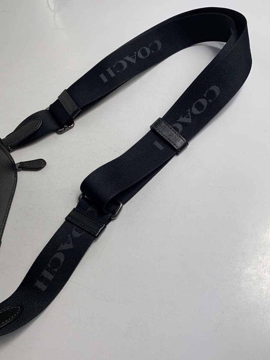 COACH Shoulder Bag Leather BLK Solid CM113 9