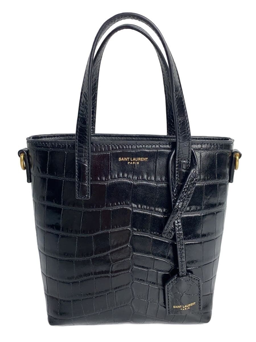 SAINT LAURENT Shoulder Bag Leather BLK GUE712367