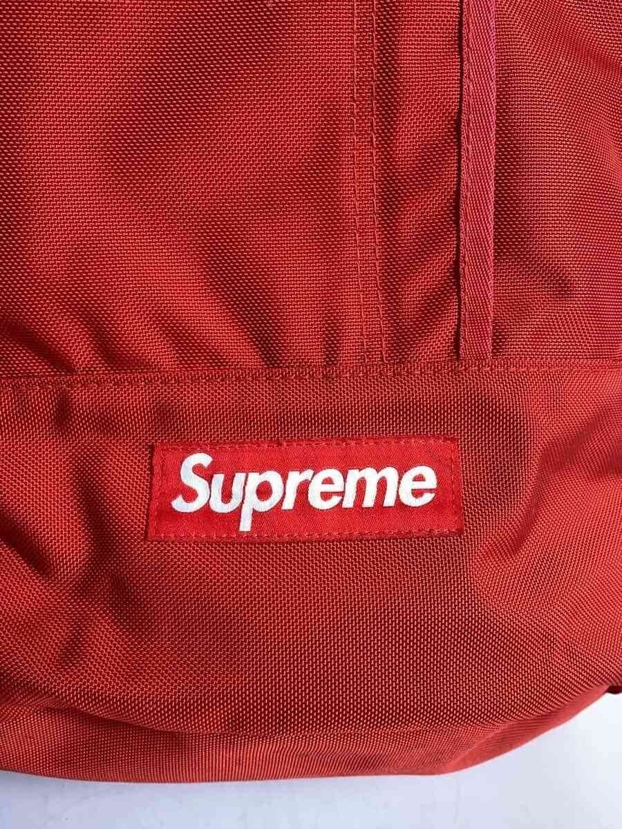 Supreme backpack Nylon RED Solid color 5