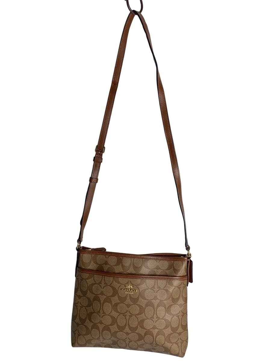 COACH Shoulder Bag BRW All Over Pattern F29210
