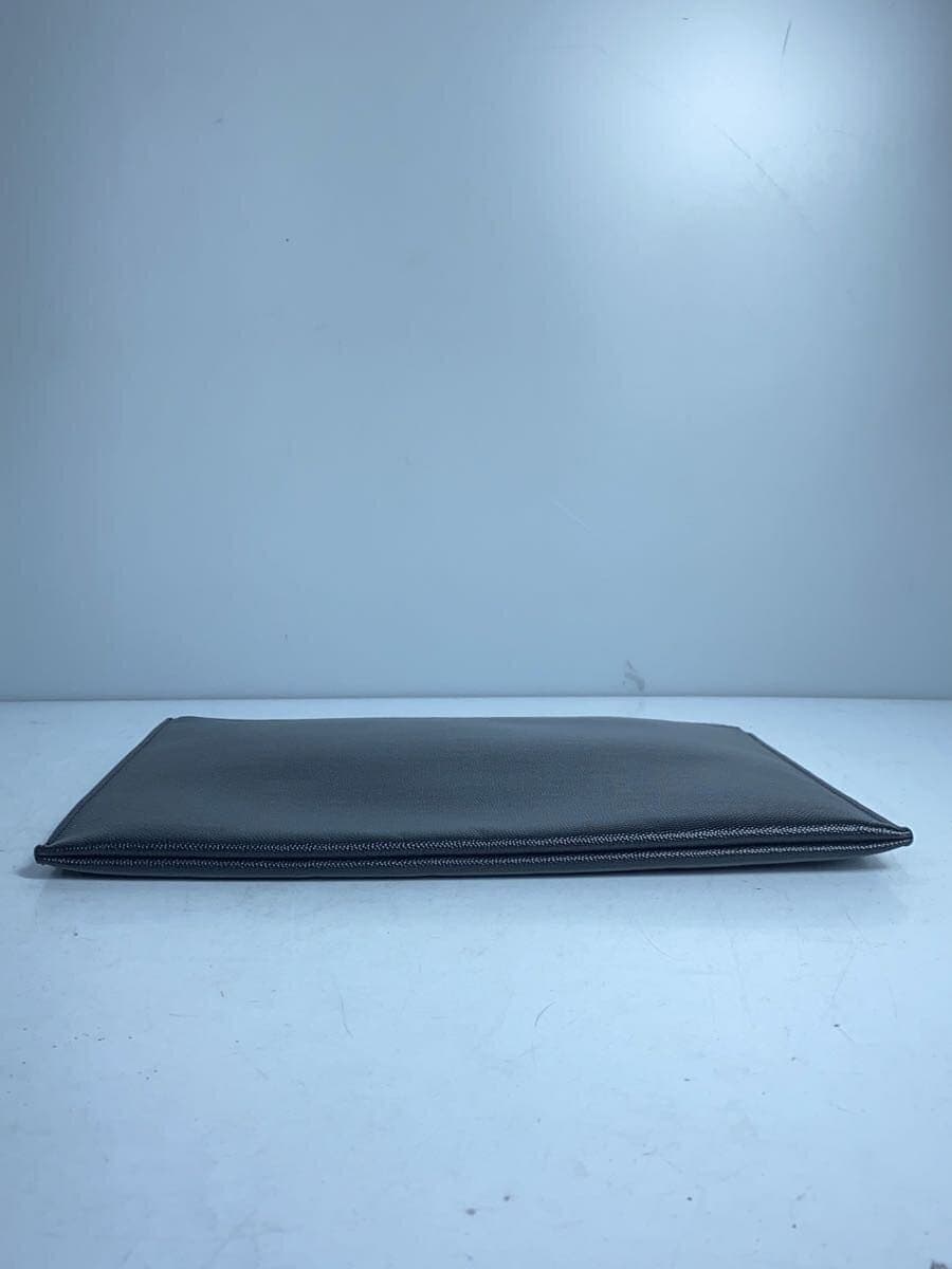 SAINT LAURENT clutch bag second bag leather BLK TGR397294 4