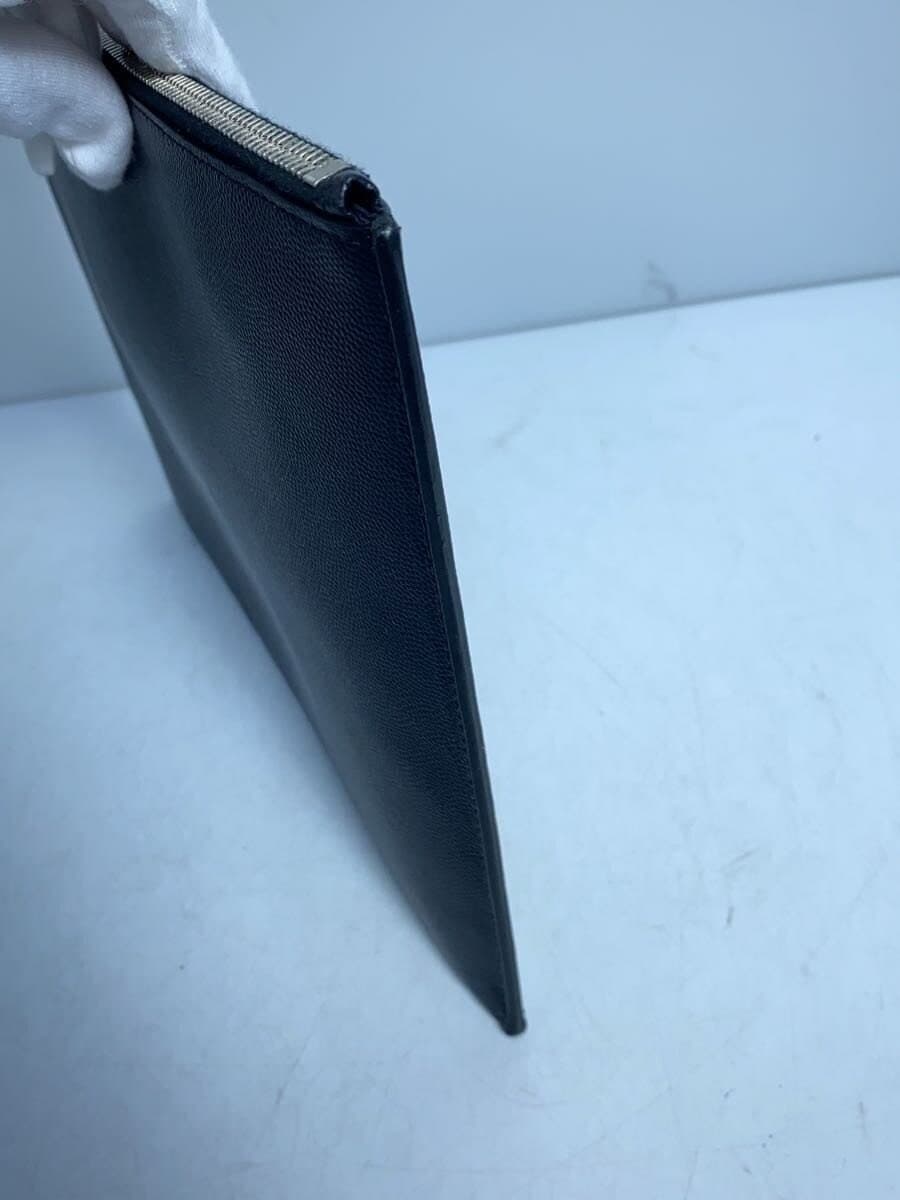 SAINT LAURENT clutch bag second bag leather BLK TGR397294 9