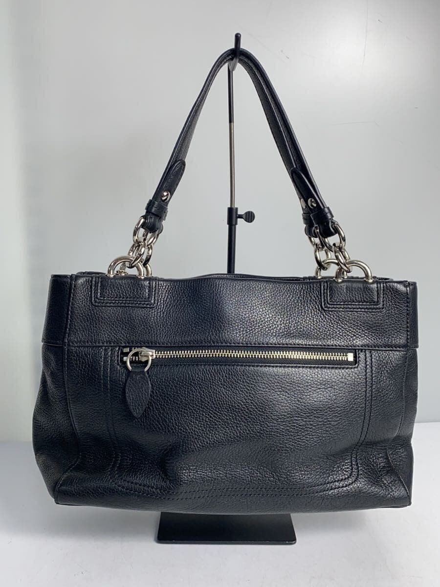 COACH Handbag Leather BLK Solid E1169-F16531 3
