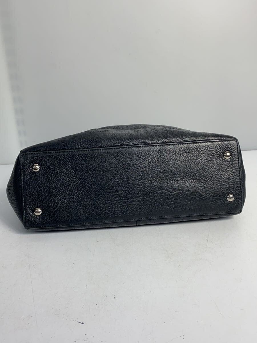 COACH Handbag Leather BLK Solid E1169-F16531 4