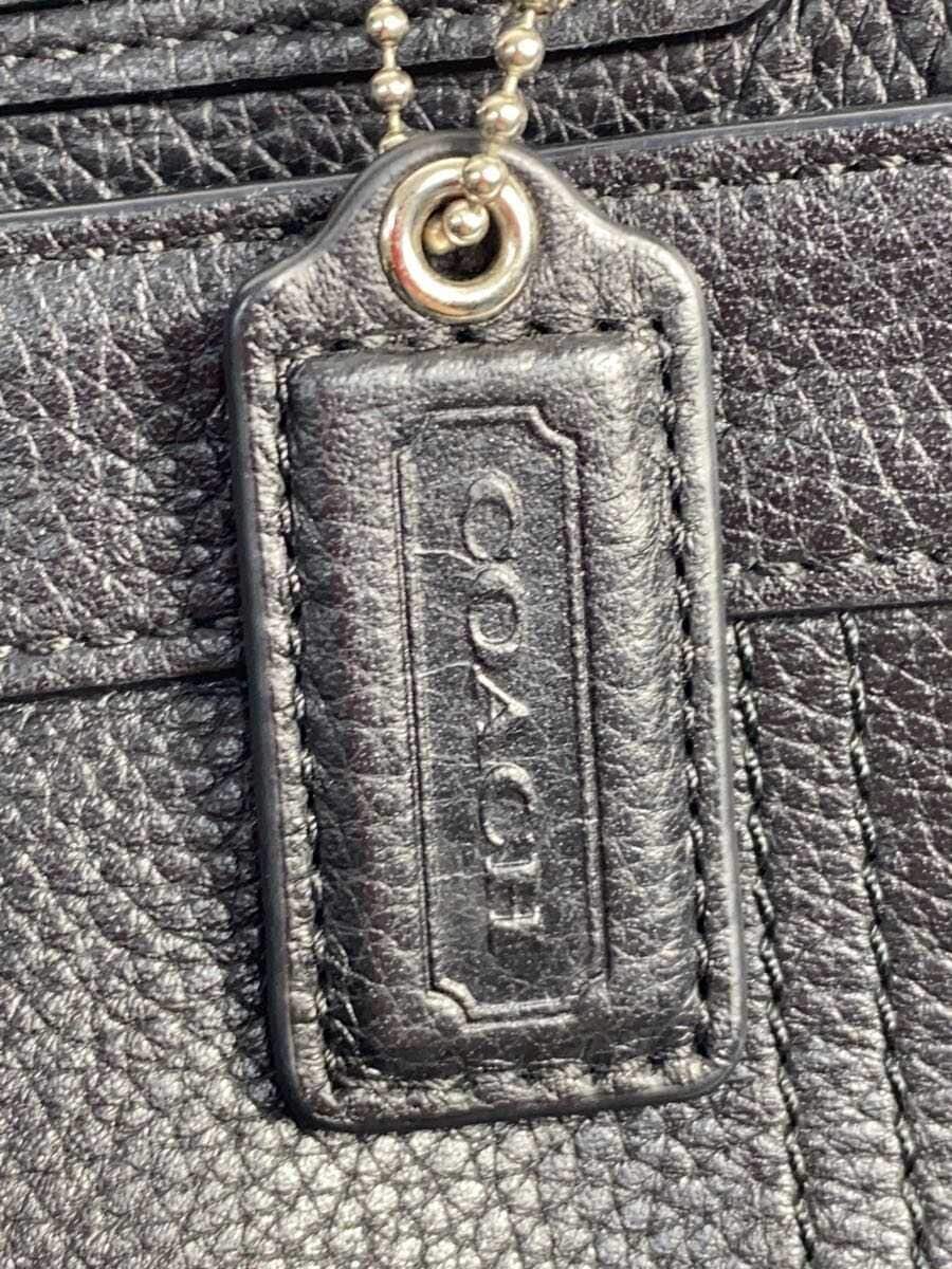 COACH Handbag Leather BLK Solid E1169-F16531 5