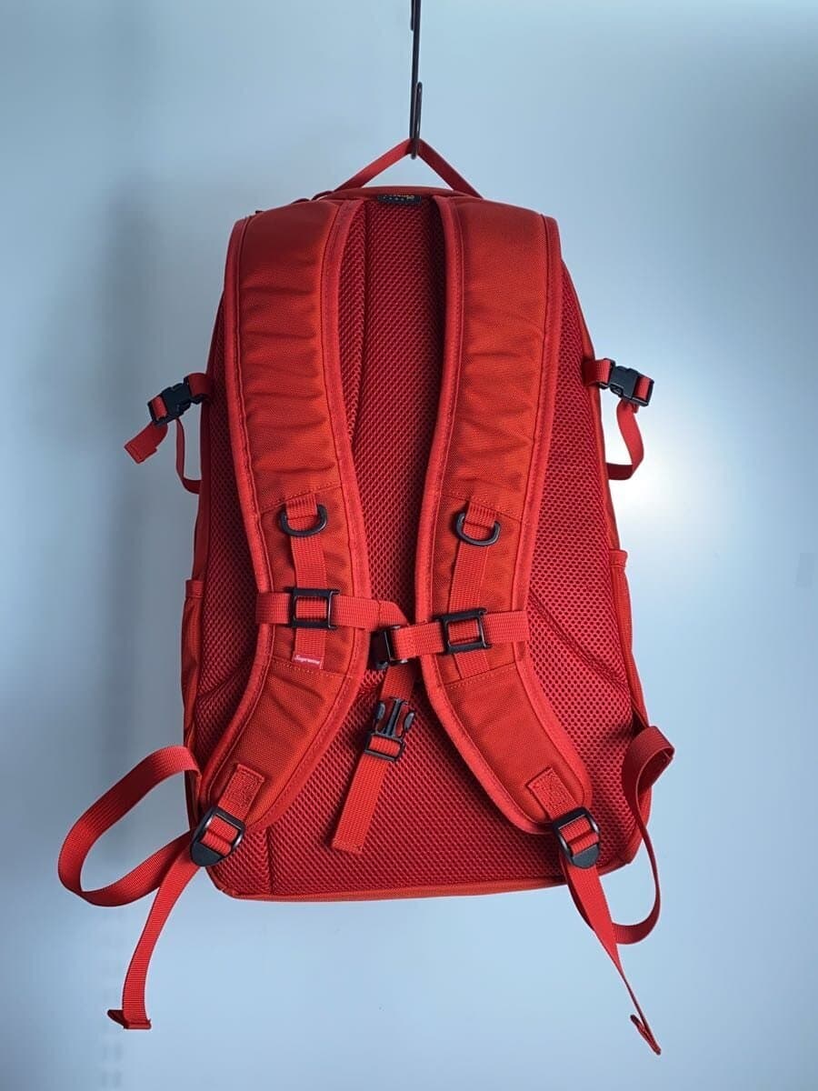 Supreme backpack Nylon RED Solid color 3