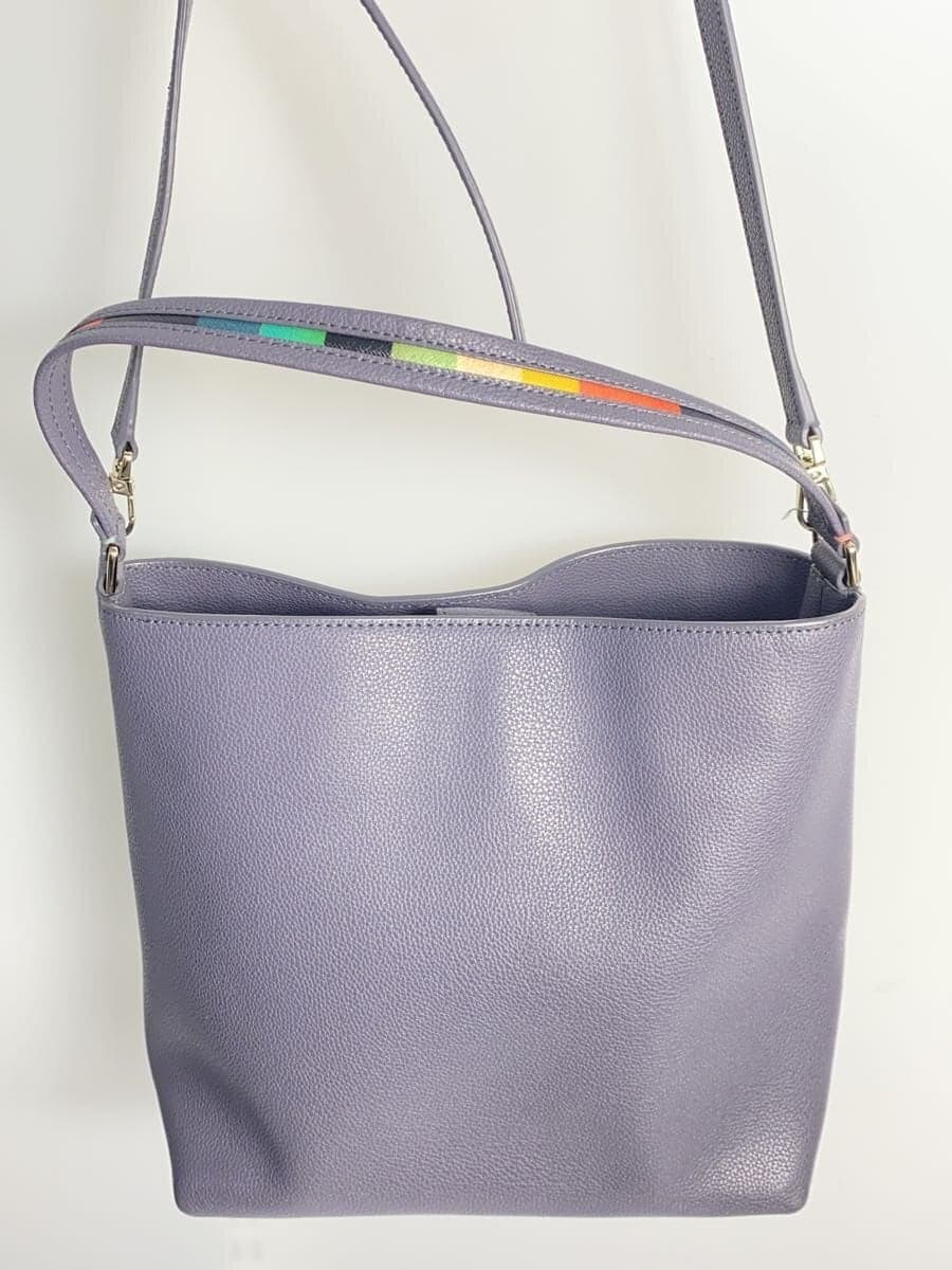 Paul Smith shoulder bag leather GRY 3
