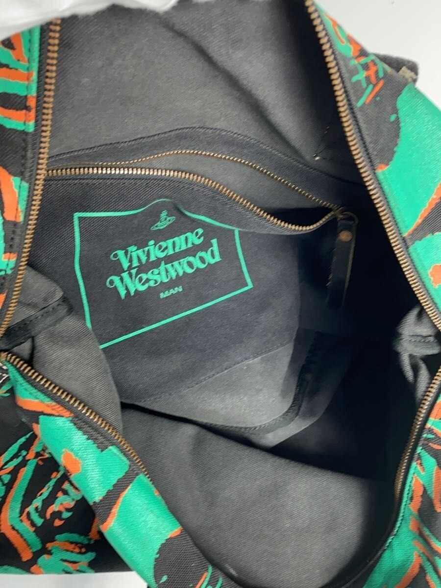 Vivienne Westwood MAN Graphic Canvas Tote Tote Bag Canvas BLK All-over Pattern 6