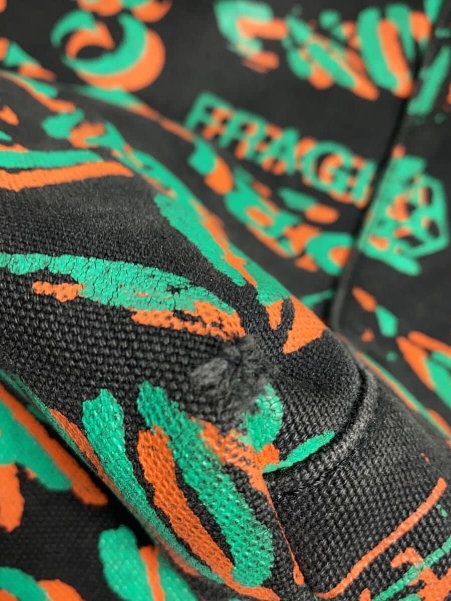 Vivienne Westwood MAN Graphic Canvas Tote Tote Bag Canvas BLK All-over Pattern 7