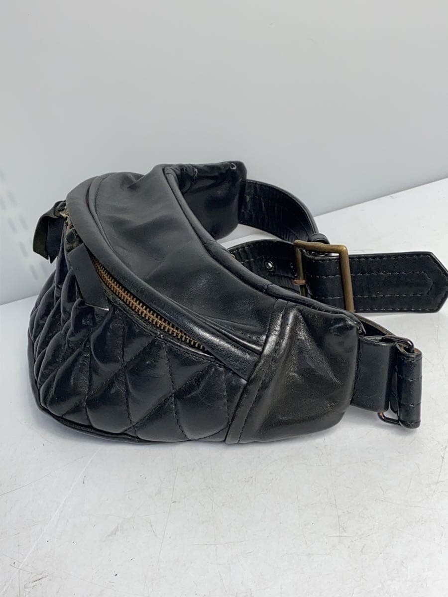 KADOYA Waist Bag Cowhide BLK 2