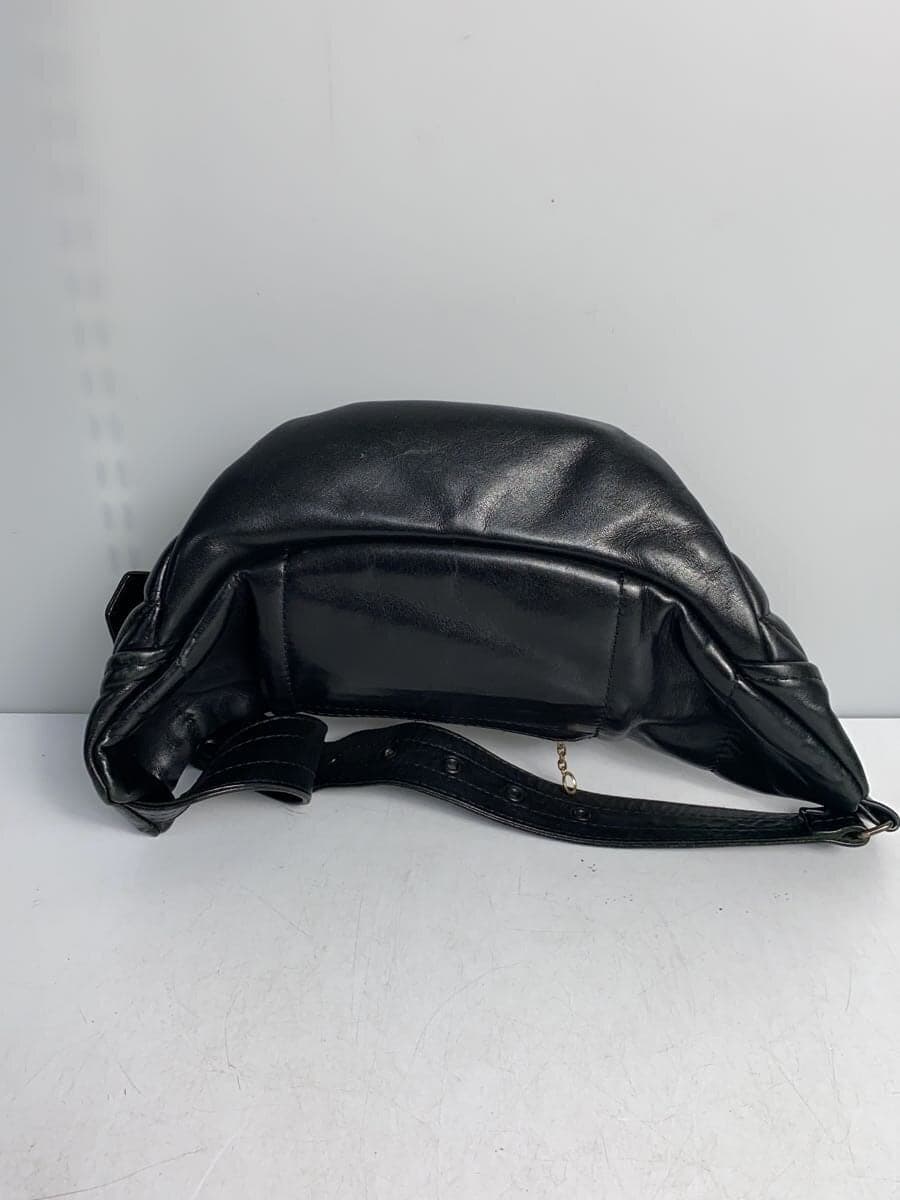 KADOYA Waist Bag Cowhide BLK 4