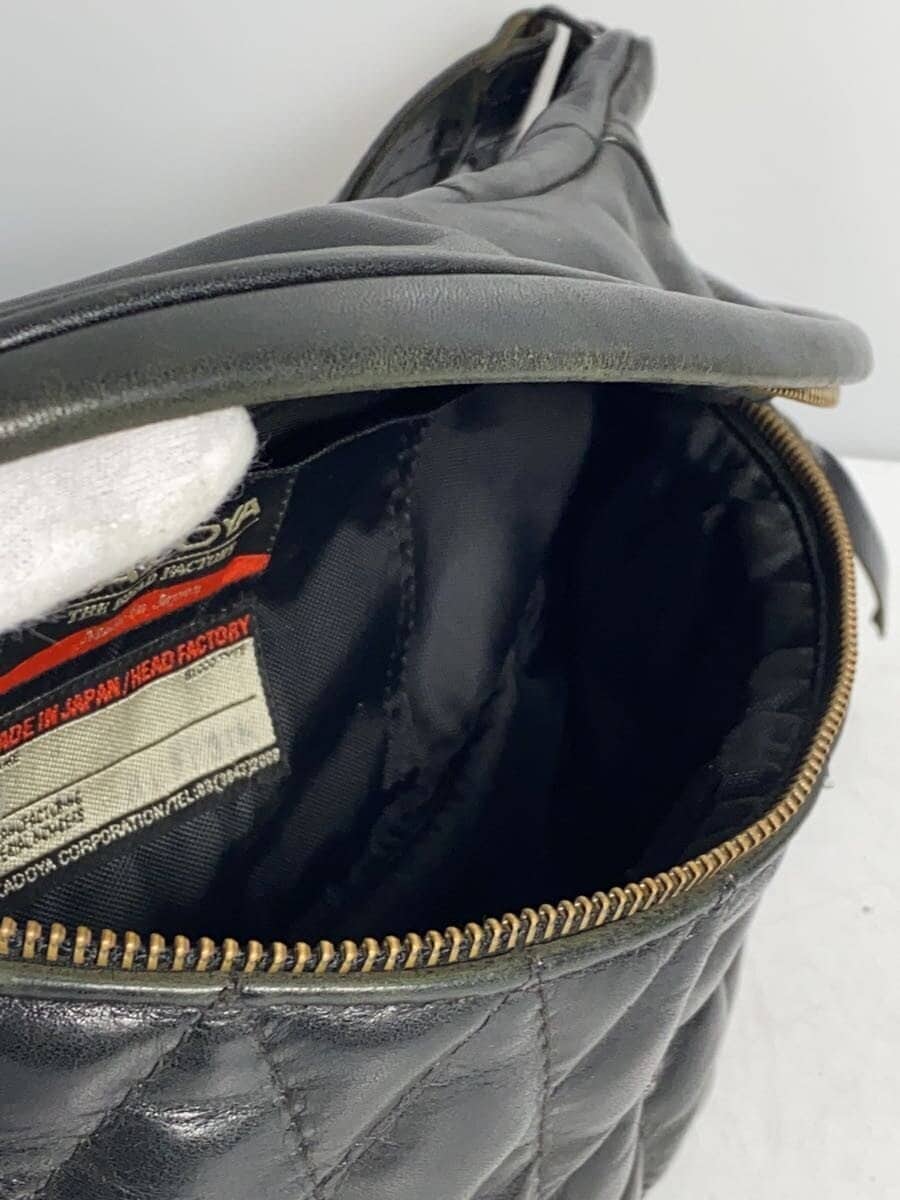 KADOYA Waist Bag Cowhide BLK 6