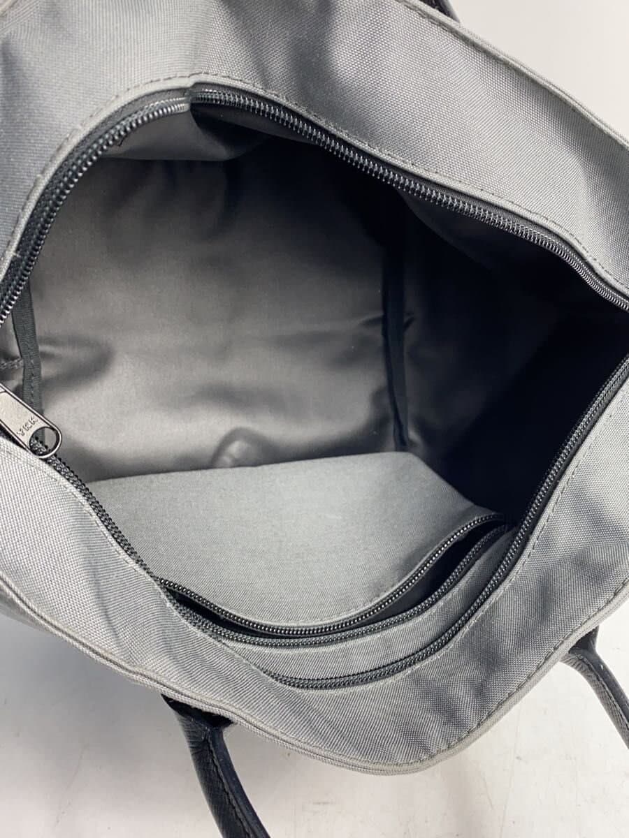 Herve Chapelier boat-shaped tote tote bag -- GRY plain 6