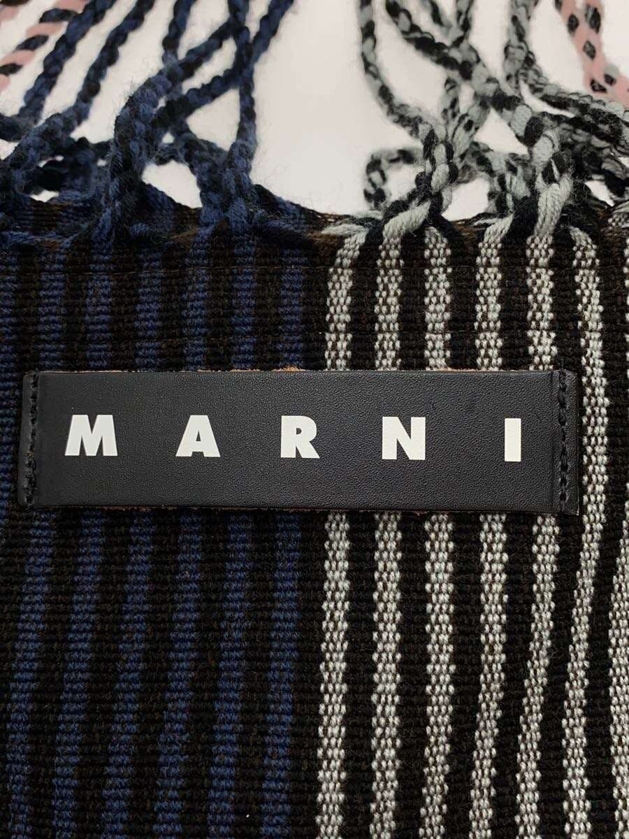 MARNI Tote Bag Cotton Multicolor Stripe 5