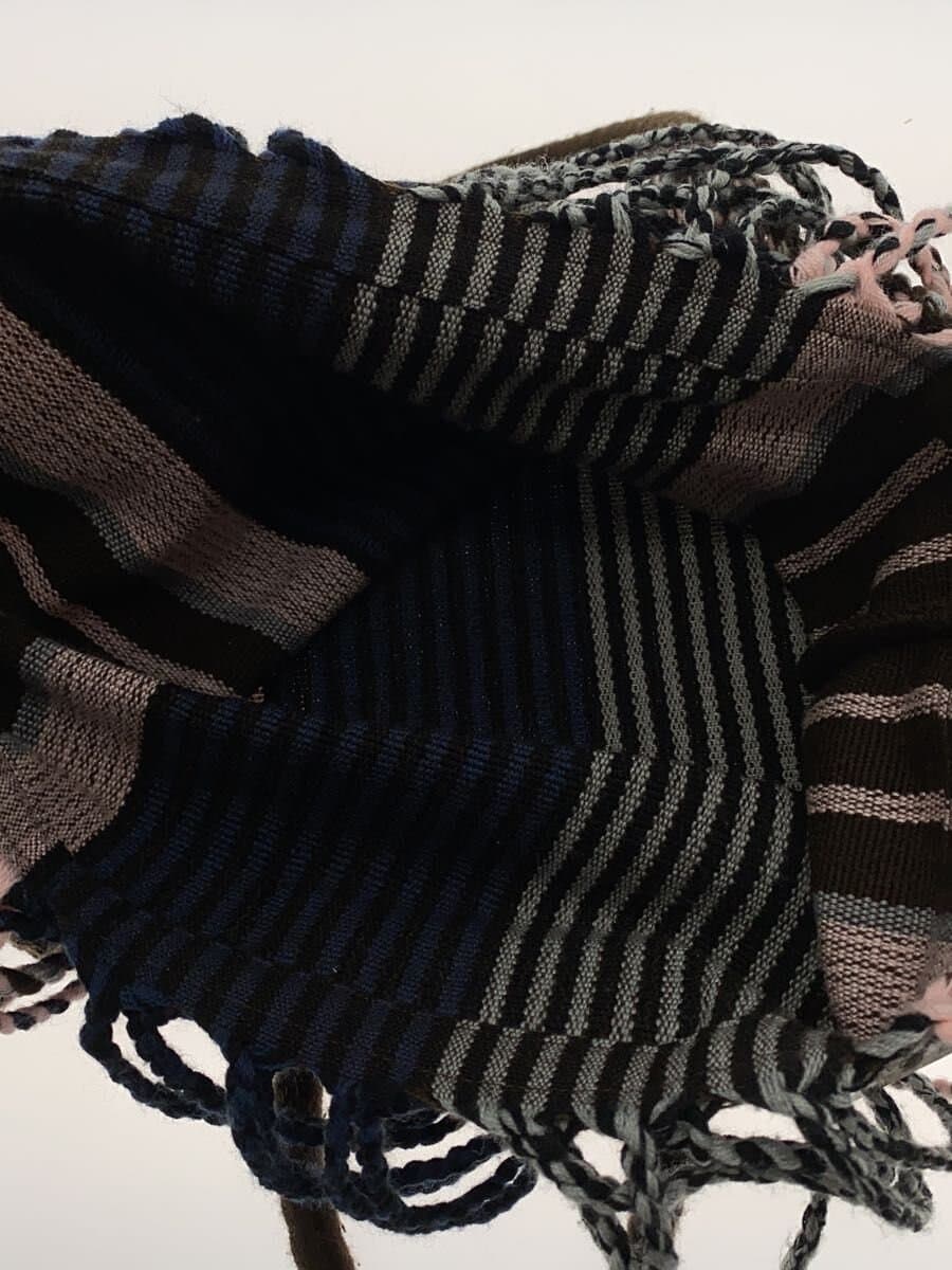 MARNI Tote Bag Cotton Multicolor Stripe 6