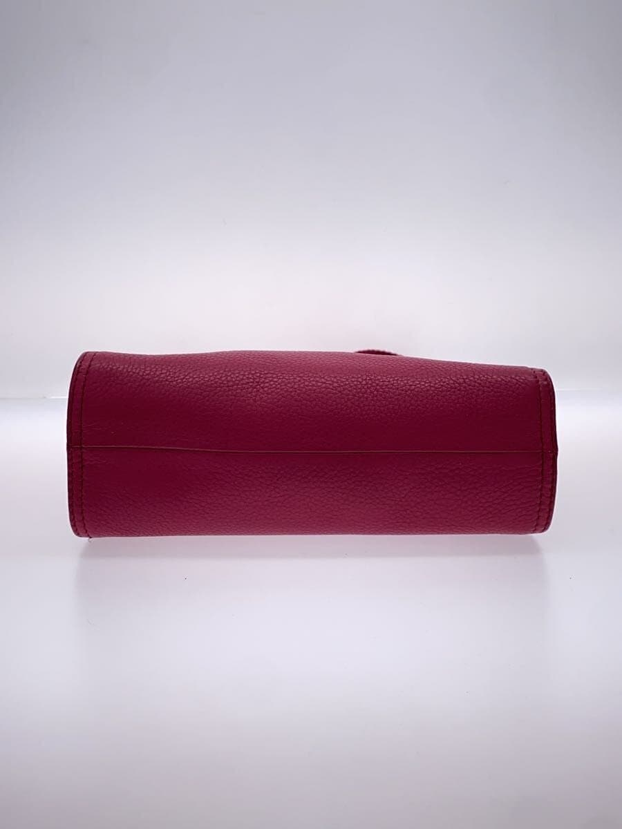 TORY BURCH Tote Bag Leather Pink 4