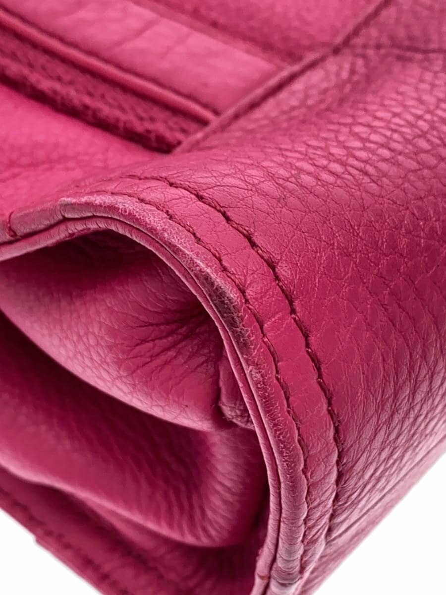 TORY BURCH Tote Bag Leather Pink 6