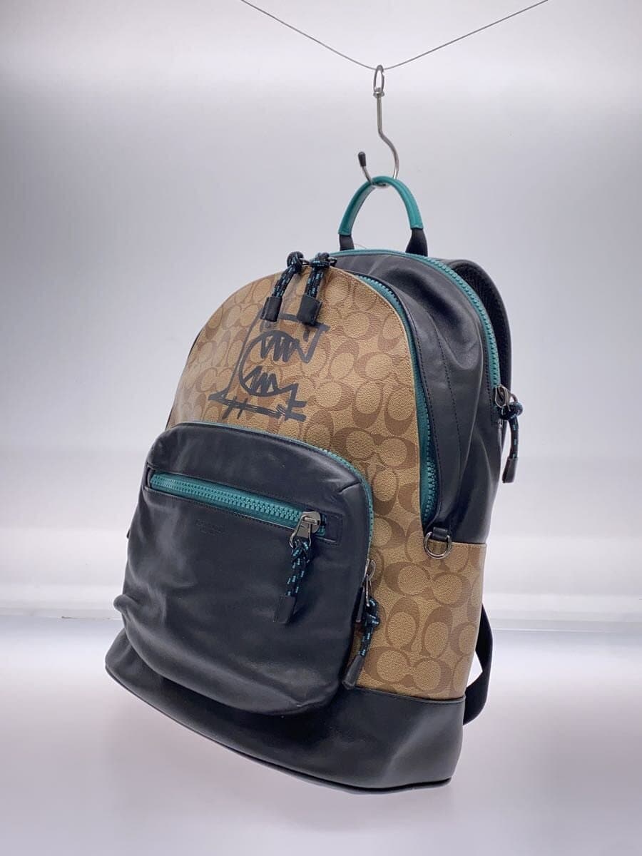 COACH Backpack PVC Multicolor All-over Print B2044-2523 2