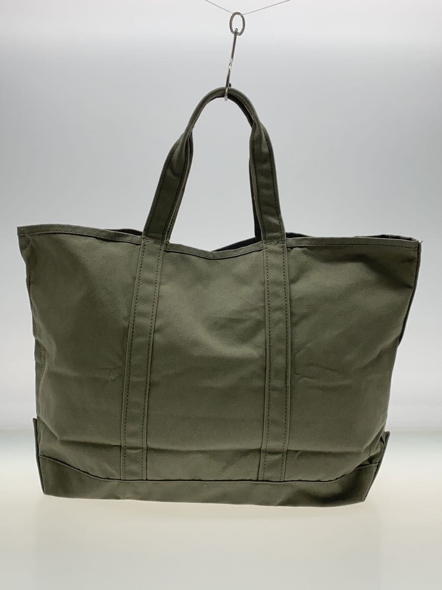 L.L.Bean Tote Bag Cotton KHK Solid 301371 3