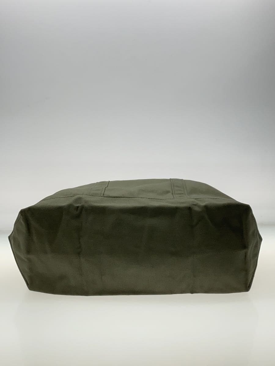 L.L.Bean Tote Bag Cotton KHK Solid 301371 4