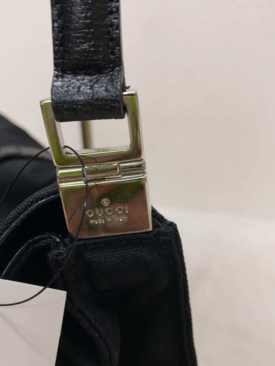 GUCCI handbag nylon black plain 3