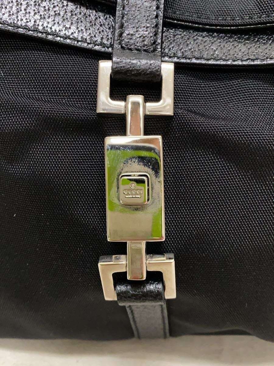 GUCCI handbag nylon black plain 6