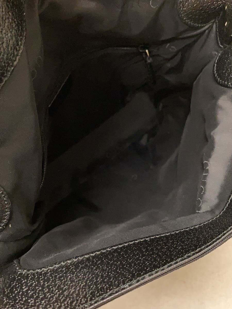 GUCCI handbag nylon black plain 7