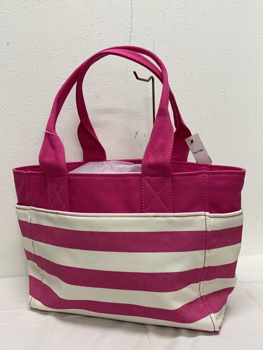 Kate Spade New York Tote Bag Canvas Pink Striped 3