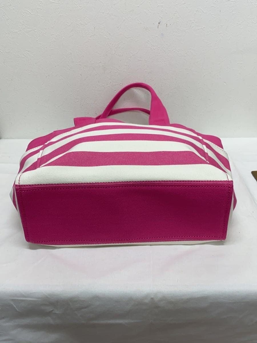 Kate Spade New York Tote Bag Canvas Pink Striped 4