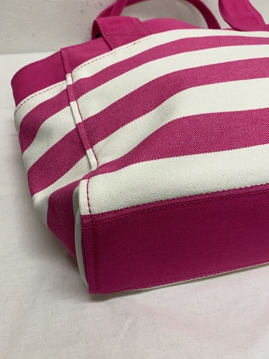 Kate Spade New York Tote Bag Canvas Pink Striped 7
