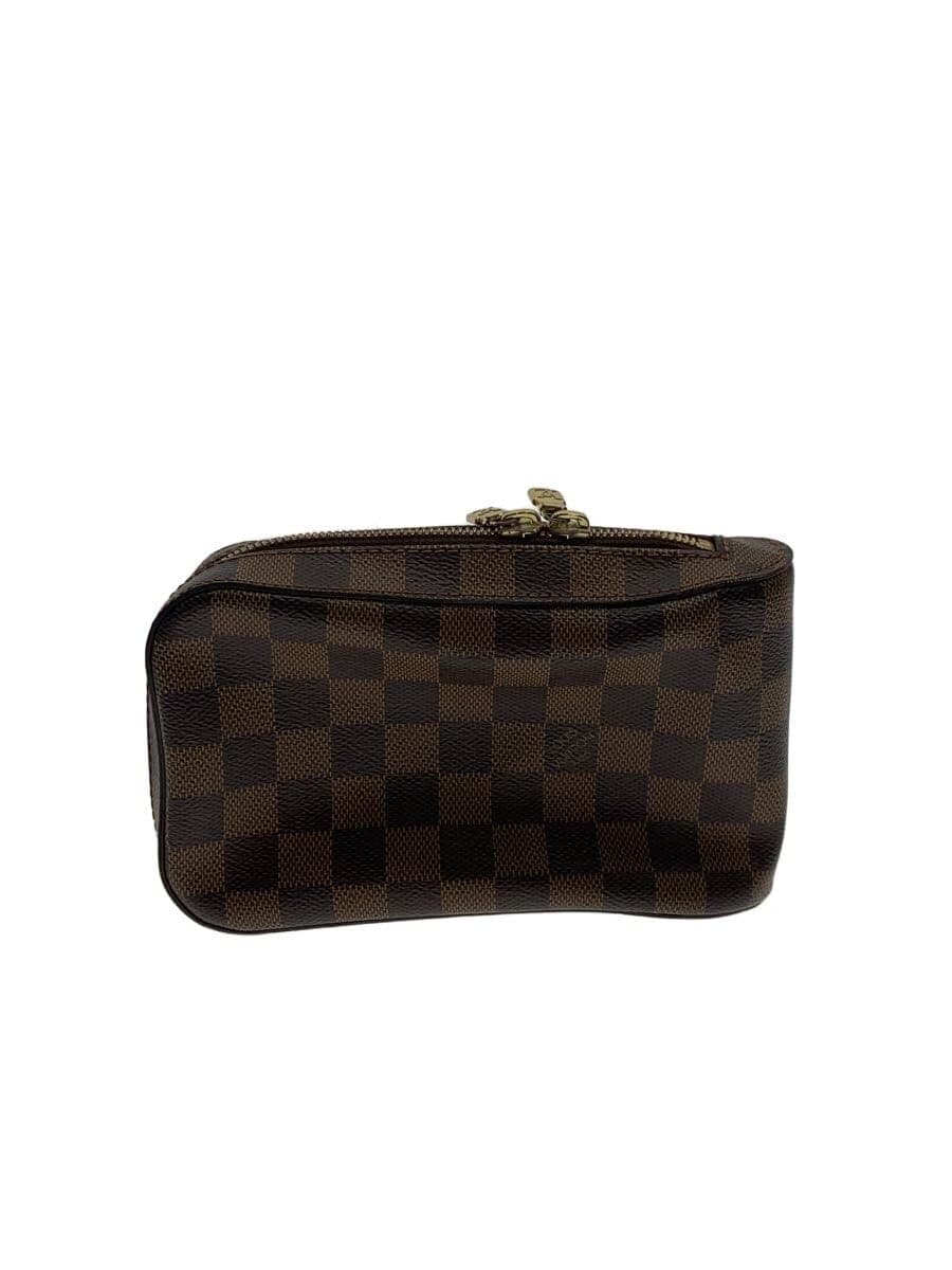 LOUIS VUITTON Geronimos_Damier Ebene PVC BRW All Over Pattern