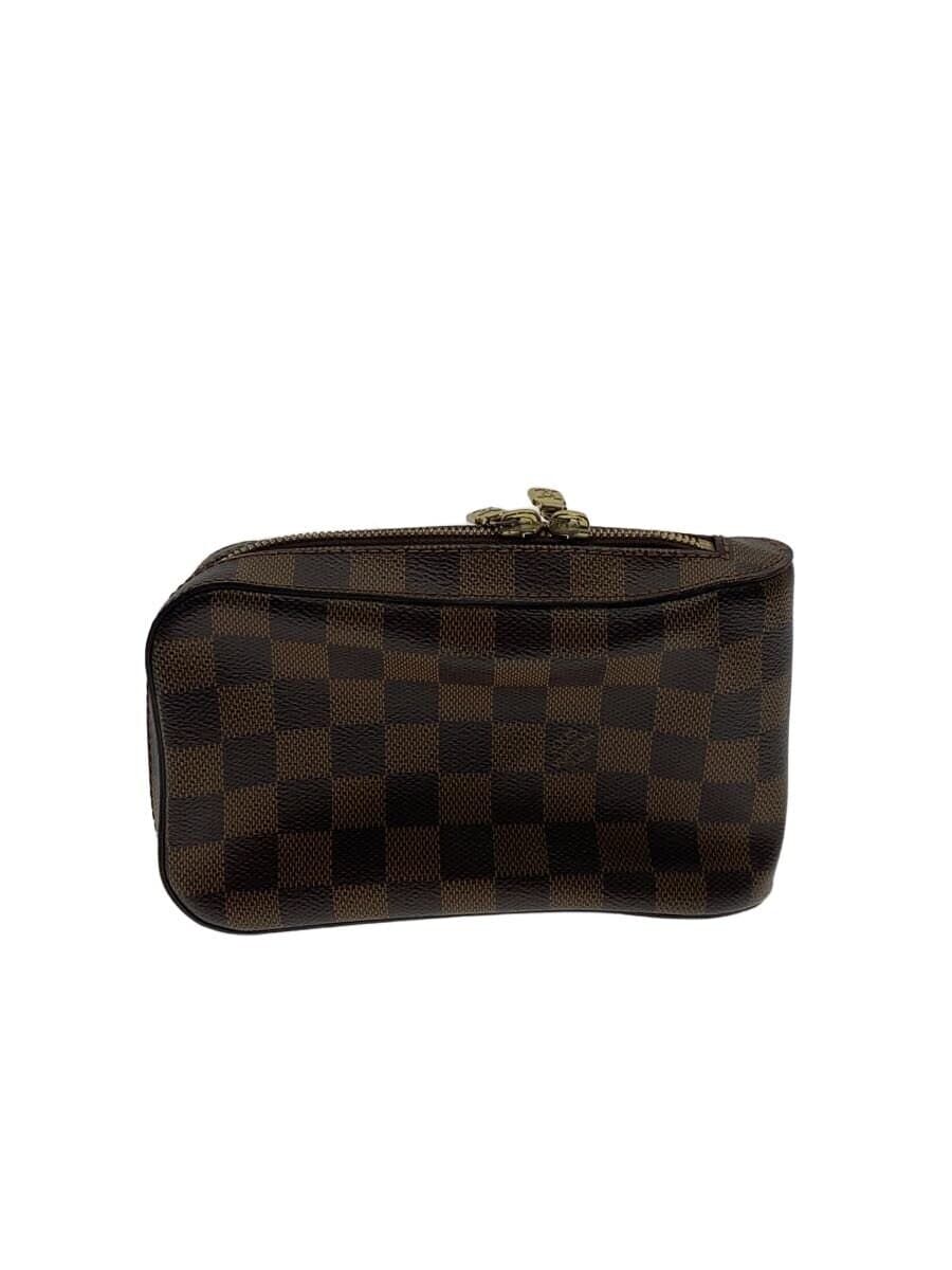 LOUIS VUITTON Geronimos_Damier Ebene PVC BRW All Over Pattern