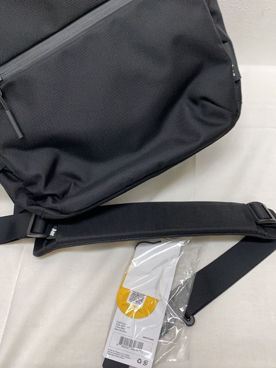 Aer Backpack Nylon Black Solid Color 7