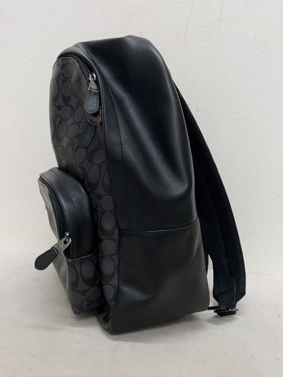 COACH Backpack PVC BLK All Over Pattern F72482 2
