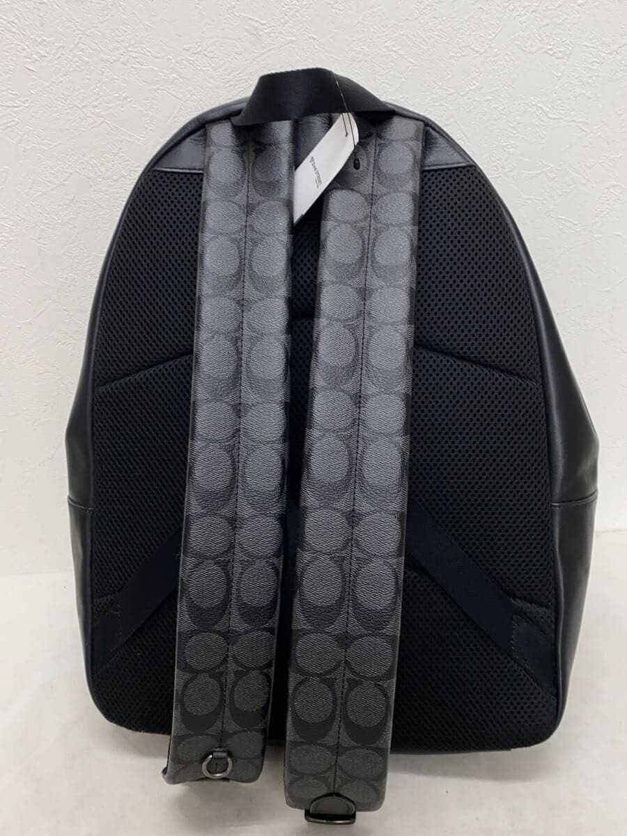 COACH Backpack PVC BLK All Over Pattern F72482 3