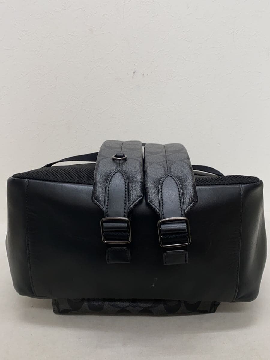 COACH Backpack PVC BLK All Over Pattern F72482 4