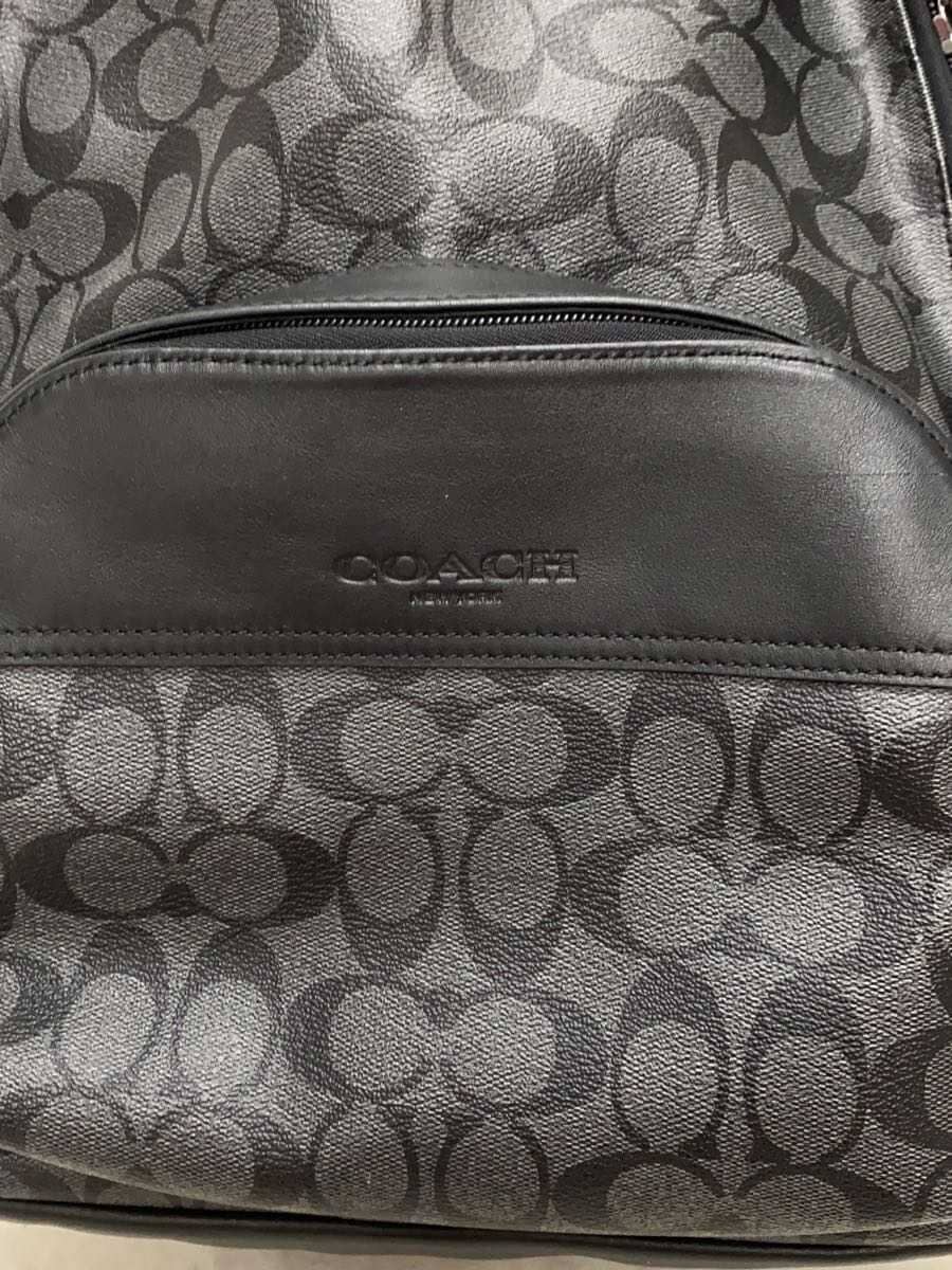 COACH Backpack PVC BLK All Over Pattern F72482 6