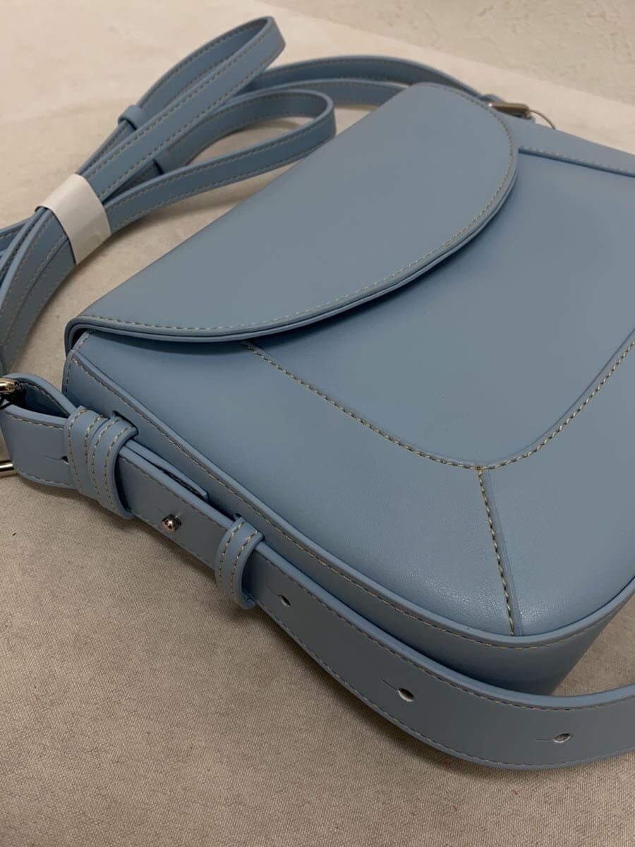 Other Brand LAVENIR Shoulder Bag Leather BLU Solid 5