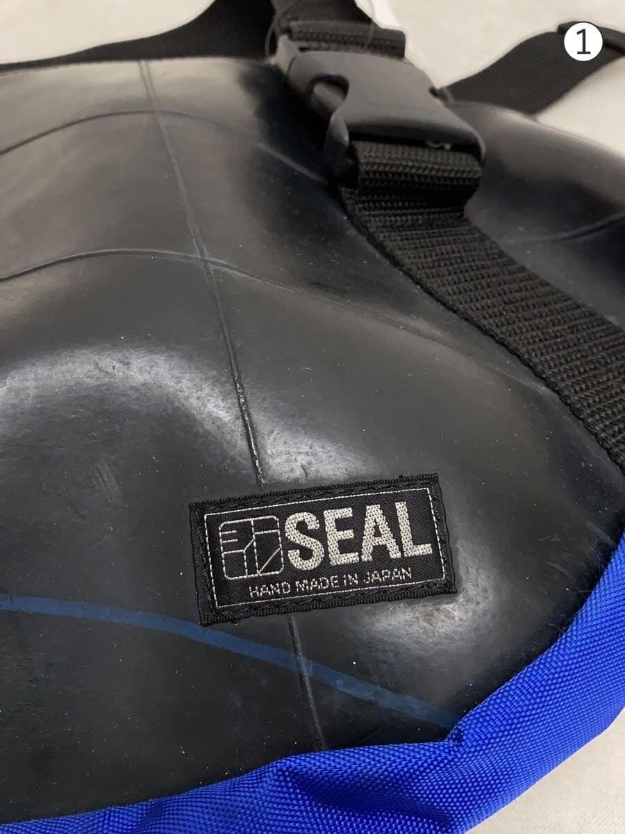 SEAL Shoulder Bag Leather BLK Solid 6