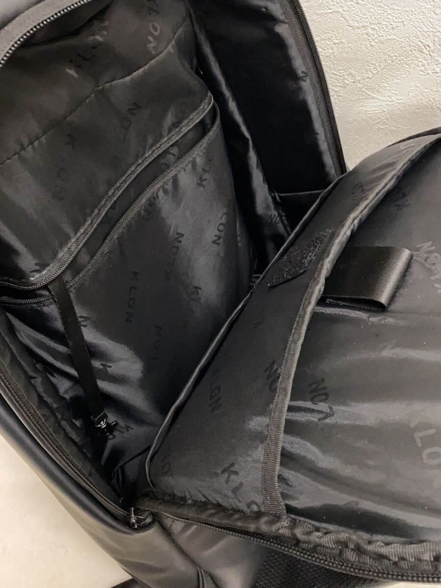 KLON Backpack PVC BLK Solid With Wear 6