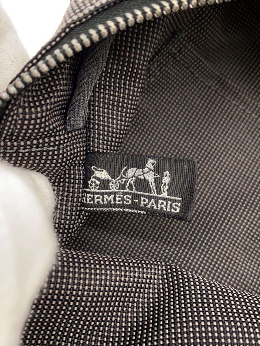 HERMES tote bag canvas GRY 5