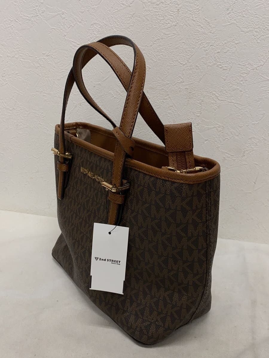 MICHAEL KORS Shoulder Bag Leather BRW All Over Pattern FP-1908 2